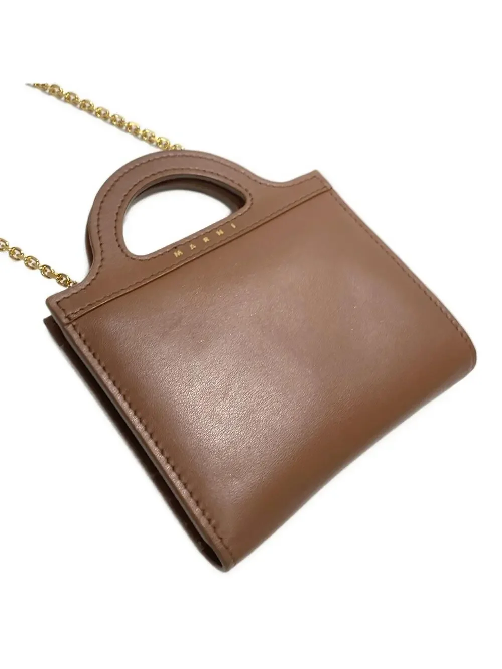 Marni Tropicalia Dark Brown Calf #360611M54B